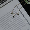 Green Tourmaline 14kt Yellow Gold Necklace