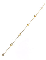 Yellow Polki Diamond 0.65 carat 14kt Gold Bracelet