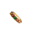 Multi Color Tourmaline 1.5 carat  14kt Yellow Gold Ring