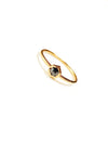 Black Rose Cut Diamond 0.29 carat 9kt Gold Ring