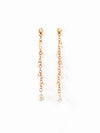 Sapphire & Diamond Chain Earrings