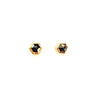 Black Diamond Octagon 0.51  Carat 9kt Gold Earrings